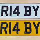Forged carbon number plates